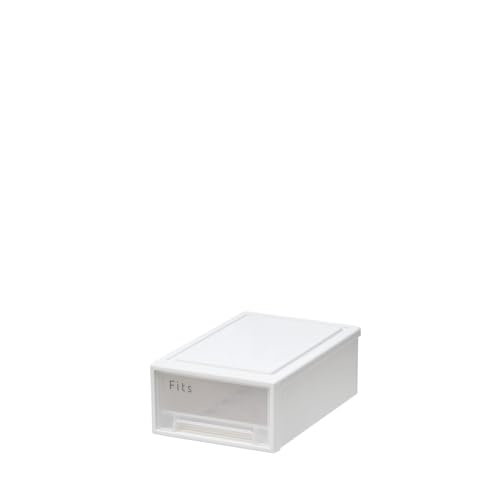 天馬 収納ボックス フィッツケース 小物収納 幅18.4×奥行27.2×高さ10.2cm 収納ケース たわみにくい 小物入れ 衣装ケース【色 ホ