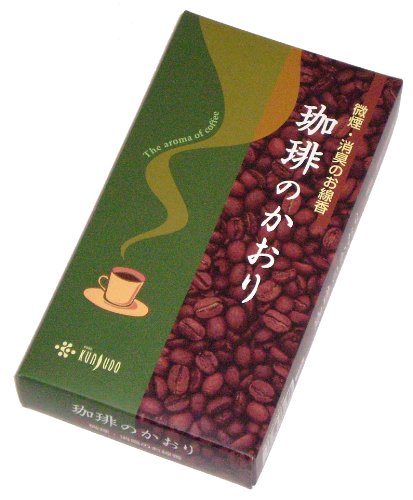ブラック/100グラム/754・パッケージ個数:1・(b)原産国 :(/b) 日本・(b)原材料 :(/b) 椨粉、香料、炭気になるニオイを消臭しながら、珈琲の芳ばしい香りが広がる煙の少ないお線香です