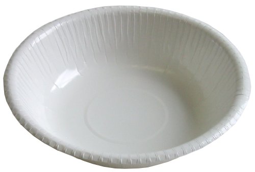 洋食器ホワイト/1セット/T-410A・パッケージ個数:1・サイズ:直径15×高さ3.8cm・本体重量:(1枚当り)8.5g・材質:紙(バージンパルプ100%)耐水・耐油コーティング加工・原産国:日本