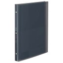 コクヨ ファイル クリヤーブック グラッセル 替紙式 A4 最大収容ポケット60枚 ブラック ラ-GL720D
