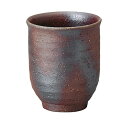 宗峰窯 湯のみ 焼炎 長湯呑 ブラウン 約φ7×8.5cm 490-25-073