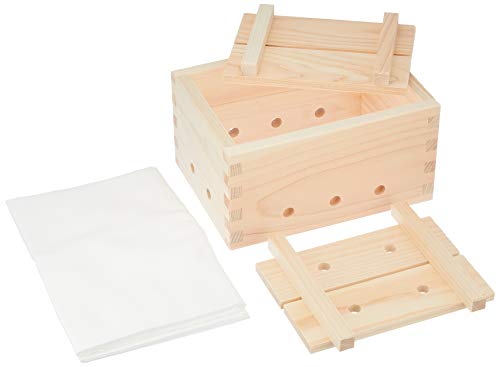 -/17×10×12.3cm/81688・PackageQuantity:1・パッケージ個数:1・約17x12.3x10cm木製の豆腐作り器 家庭で美味しい手作り豆腐が味わえる 大豆からも豆乳からも作れ、大豆から作るときはヘルシーなおからもできる