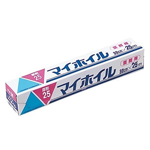 UACJ製箔 アルミホイル 厚形25 /6-713-06 シルバー 幅30cm×長さ25m