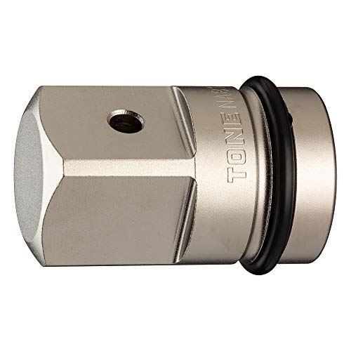 1個-/NA812:差込角:25.4mm(1)&38.1mm(1-1/2)/NA812・Size:NA812:差込角:25.4mm(1)&38.1mm(1-1/2)・パッケージ個数:1・全長(mm):80・差込角凹(mm):25.4・差込角凸(mm):38.1・Oリング、ピンは正しいサイズのものを確実に固定してから使用してください。Oリング、ピンは消耗品です。劣化、摩耗したものは交換してください。凹ドライブが大きいアダプターは、力を入れすぎると凸ドライブが破損します・●インパクトレンチなどの動力工具用のソケットアダプターです。