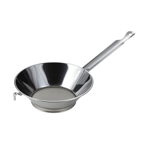 シルバー/3号/4907052870758・Size:3号・パッケージ個数:1・油をこすときに・サイズ:約41.5×7×21.5cm・本体重量:約240g・材質:本体/ステンレススチール・生産国:日本油をこすときに 広い注ぎ口で一度に多量の油がこせる