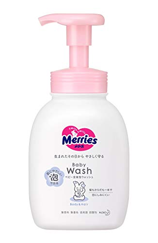 -/400ミリリットル (x 1)/4901301321329・Size:400ミリリットル (x 1)・パッケージ個数:1・【1本で全身洗える泡シャンプー】1本で髪も顔もからだも洗えるベビーソープです。目にしみにくい処方。無香料、無着色、低刺激、弱酸性、アルコールフリー(エチルアルコール無添加)、アレルギーテスト済(すべての方にアレルギーが起こらないというわけではありません。)新生児から使えます。お顔・からだにお使いいただけます。・【赤ちゃん想いの肌にやさしい処方】刺激が少ないのはもちろん、使用時のやさしいテクスチャーにまでこだわっています。たれにくいもちもち泡のベビーシャンプーなのに、泡切れがいいからサッとすすげます。・【セラミドの働きに着目】デリケートな赤ちゃんの肌を守るために、肌本来のうるおい保護成分、セラミドを守りながらやさしく洗い上げます。・【片手で簡単ポンプ式タイプ】赤ちゃんを片手で支えながら、もう片方の手で簡単にプッシュできるので、パパ、ママも楽ちん。・【内容量】400【商品サイズ】 (幅×奥行×高さ) :89×72×182mm商品紹介 肌本来の保護成分“セラミドを守りながら、やさしく洗いあげる。 きめ細かい泡が、なめらかにのびて、流すときには、サッと泡切れ。繊細な肌に負担をかけず、やさしく洗えます。 ●1本で髪もからだも洗えます。 ●赤ちゃん想いの肌にやさしい処方 ●新生児から使えます ●無香料・無着色・低刺激・弱酸性 ●アルコールフリー(エチルアルコール無添加) ●アレルギーテスト済み(全ての方にアレルギーが起こらないというわけではありません) ●目にしみにくい ●きめ細かい泡で出る 原材料・成分 水、グリセリン、PG、PEG-150、ココイルグルタミン酸Na、ラウリルヒドロキシスルタイン、ラウレス-21、EDTA-2Na、ラウレス-6カルボン酸、水酸化Na、リンゴ酸、安息香酸Na 使用方法 肌をぬらし、適量の泡を手に取り、手のひらでやさしく洗います。あとは充分に洗い流します。 *直接水のかかる状態でポンプを押さないでください。*容器は振ったり、傾けた状態で使わないでください。泡にならない・ポンプが押せなくなります。
