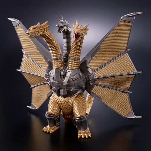 商品仕様・商品詳細欄でご確認ください。多色/30 cm/4582769804458・TM ＆ （C） TOHO CO. LTD.・［カテゴリー］ゴジラ・［使用電池］電池・不要・［対象年齢］3才〜商品紹介 1991年公開の『ゴジラVSキングギドラ』に登場する「メカキングギドラ」が、完全リニューアル版のver.2.0となって「ムービーモンスターシリーズ」に新登場！ 完全新規造形＆カラーリングを一新し、劇中イメージの再現を追求しています。 全高：約220mm 安全警告 該当なし