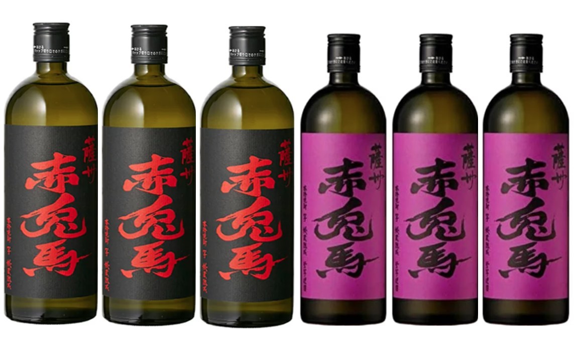 【送料無料】【飲み比べ6本セット（各3本ずつ）】赤兎馬 紫&黒 720ml 6本セット（各3本ずつ）