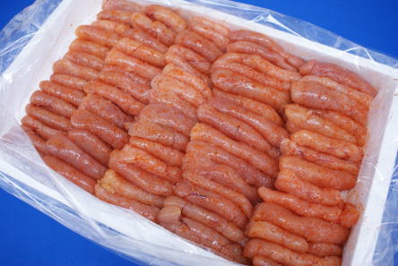 無着色辛子明太子2kg（小サイズ）【送料無料】【期間限定】【福井県加工】メガ盛り【贈答用】　【訳あり】/お中元/02P06Aug16/