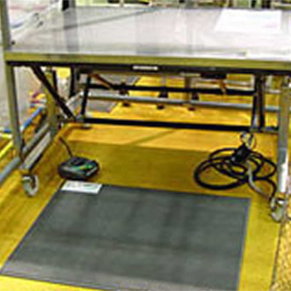 疲労軽減マット 矢崎化工 HKM-01 全エリア共通 グレー 1個 (代引き・個人宅配送不可)[メーカー直送品]