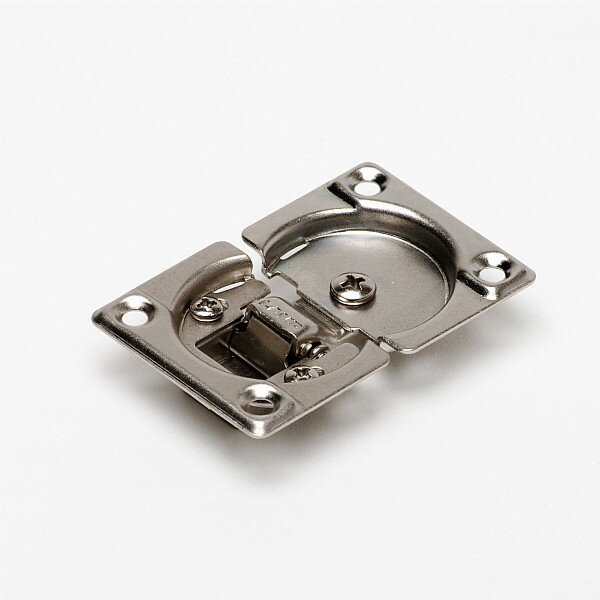 【10/4-16　3％offクーポン有】ドロップ丁番［スガツネ］SDH-P (仕上:ニッケルめっき) (適応かぶせ量:16〜19) (販売個数:1個売り・50個売り)