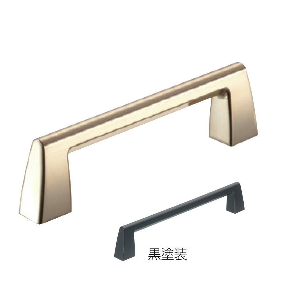 取手 アトム ATOM 264265 アトリス M ハンドル 黒塗装（つや消し） 96mm 【返品不可】