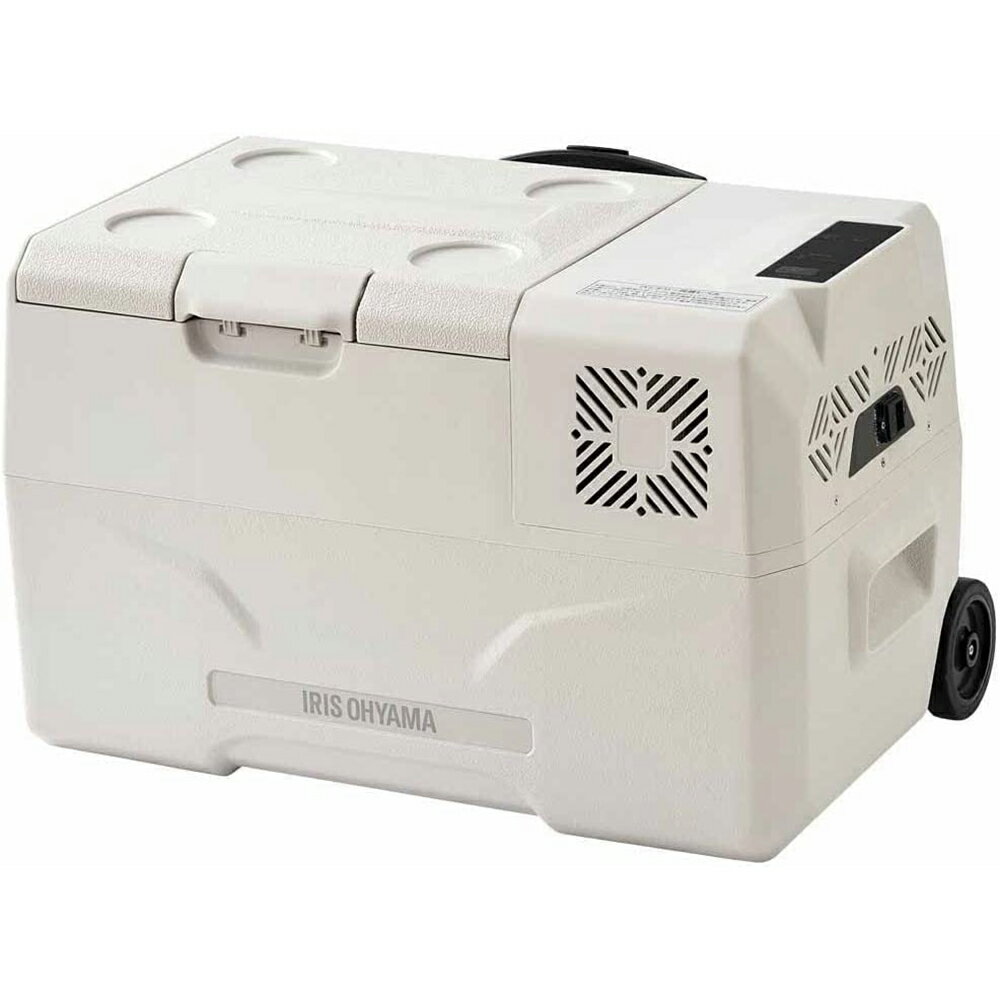 ポータブル冷蔵冷凍庫 30L アイリスオーヤマ IPD-3B-W ホワイト 車載冷蔵庫【返品不可】