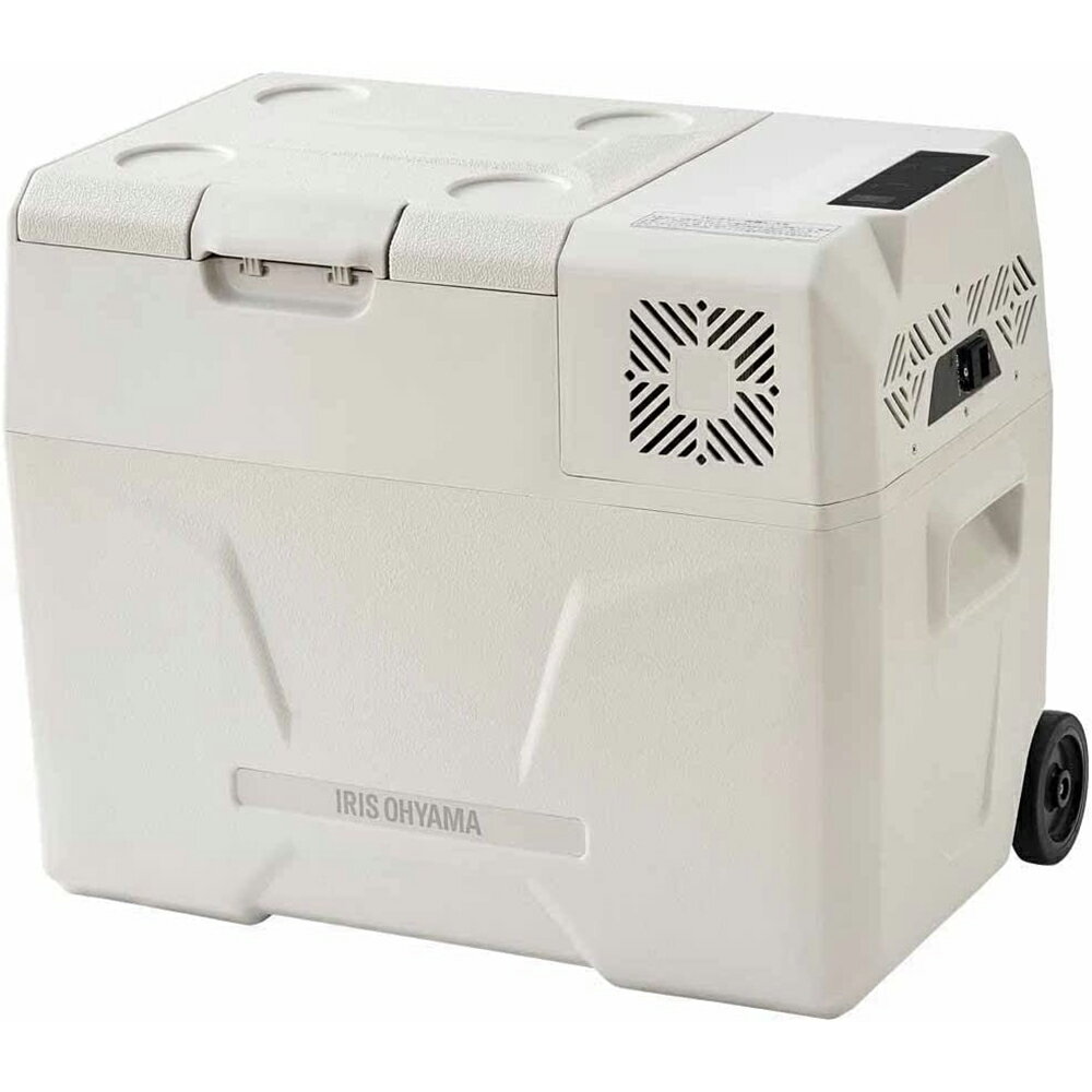 ポータブル冷蔵冷凍庫 40L アイリスオーヤマ IPD-4B-W ホワイト 車載冷蔵庫【返品不可】