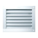 【24日まで全品P3倍】屋内・屋外換気口 アルミニウム 木枠留め用 ガラリタイプ 水切無し ナスタ Nasta KS-5311AN W250〜400×H200〜...