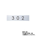 ルームナンバー 切文字シールタイプ ナスタ Nasta KS-NCY-3-B ヨコ型 黒 15×52 ※数字は画像をご参照ください 1枚 (キャンセル・返品不可)