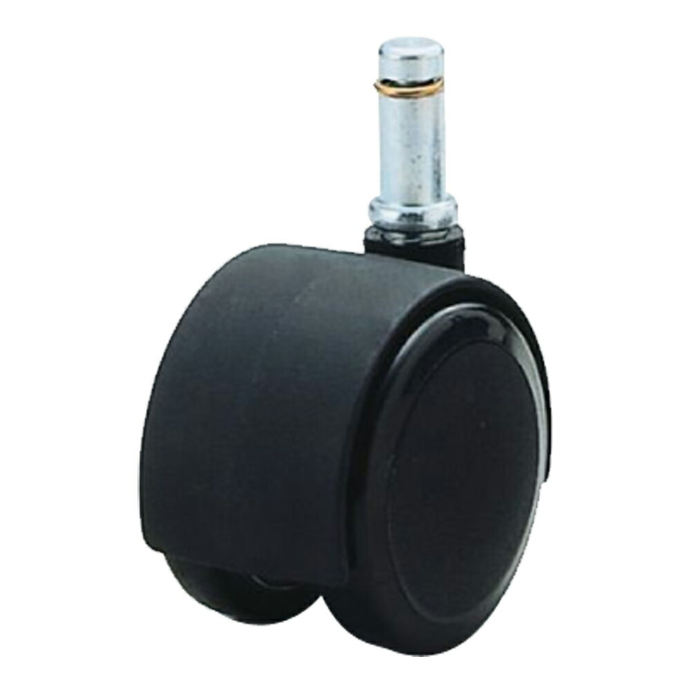 ただいま全品ポイント5倍石黒製作所 PLA-PART K79U カバー付キャスターφ53 リングタイプ ブラック ストッパーなし ストッパー付 ウレタン車 1個入