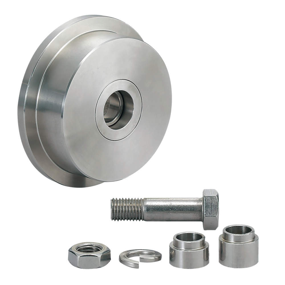 【10/4-16　3％offクーポン有】スガツネ ステンレス鋼製重量用戸車 JS325型 JS325-100L 1ヶ