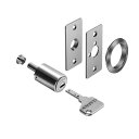 13-15日ポイント5倍木製引戸用プッシュロック 白熊 シロクマ クローバ CLOVER LO-4056 クローム 1セット