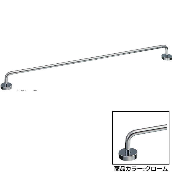 キャップ付タオル掛 【白熊 シロクマ】 シロクマ BT-2 400mm/600mm クローム/金