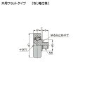 【6日まで!ポイント5倍】スガツネ プラスチックベアリング 【LAMP】 DR-22-B2 外周フラットタイプ ねじ軸仕様 φ22×7