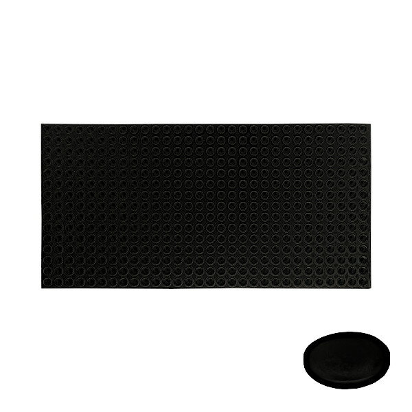 スガツネ BSバンパー ブラック仕様 【LAMP】 BS-27B (φ7.9×t2.2) 《450ヶ/1シート》「スガツネ製品ならカネマサ」