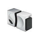 【ただいま全品ポイントUP】スガツネ 戸当り付ガラスドア用ノブ 両面用 【LAMP】 8273MS7 黄銅・エチレンプロピレンゴム(EPDM) クロムめっき・ブ...
