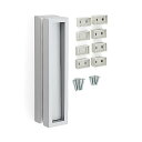 13-15日ポイント5倍スガツネ ガラスドア用引手 両面用 【LAMP】 MN1158ZA150EA004 アルミニウム合金 アルマイト処理 32×150四角 ...