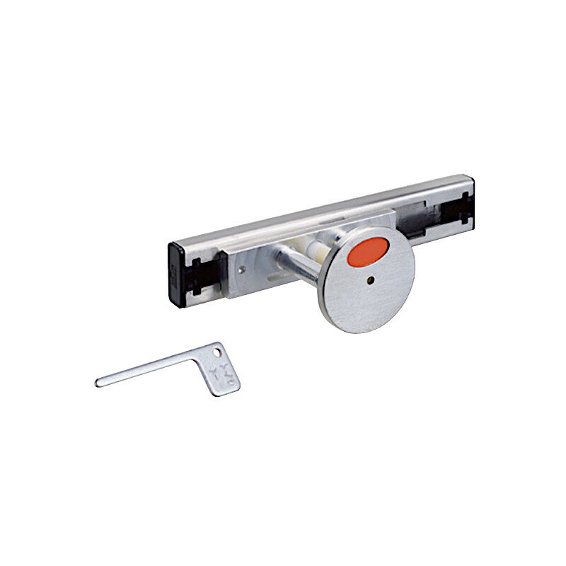 ベスト 表示付ボルト No.1912 ラバトリーブース内開き 本体：ステンレス鋼 SUS304・ベース：アルミ（ラ..