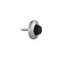 ベスト 蛇ノ目戸当り No.413 本体:黄銅・ゴム:エチレンプロピレンゴム(黒) サイズ=φ29mm サテンニッケル