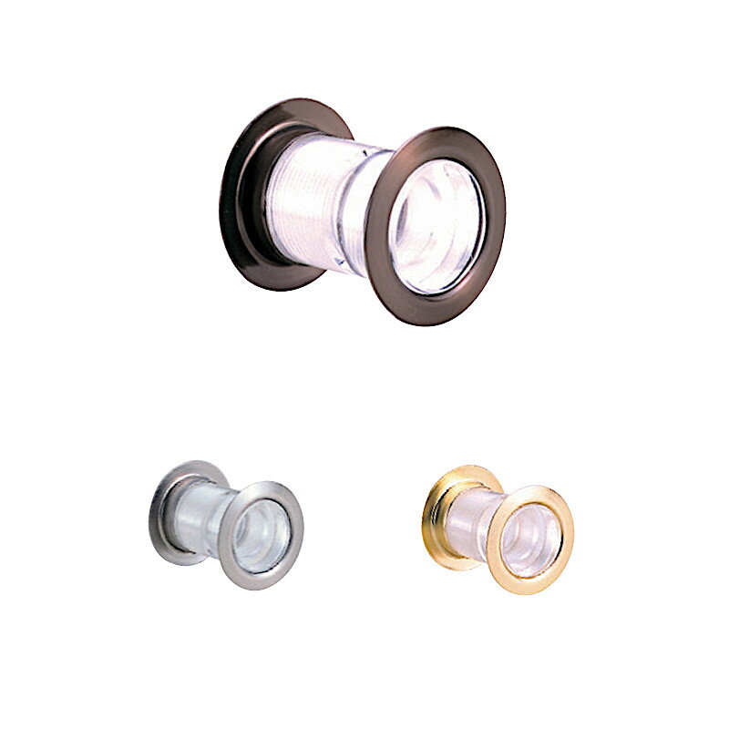 ベスト 明り取り（調整付） No.566 本体：アクリル樹脂・化粧リング：ステンレス鋼 SUS304 扉厚 30〜40..