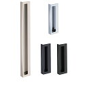 【24日まで全品P3倍】ベスト ルーク引手 No.830 亜鉛+ステンレス鋼 SUS304 サテンニッケル・クローム・黒ニッケル・黒 サイズ=120・300mm