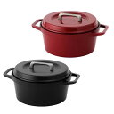 ただいま全品ポイント5倍アイリスオーヤマ キッチンシェフ 無加水鍋 COTOCO 20cm SMKSN-S20 ビーツレッド チャコールグレー