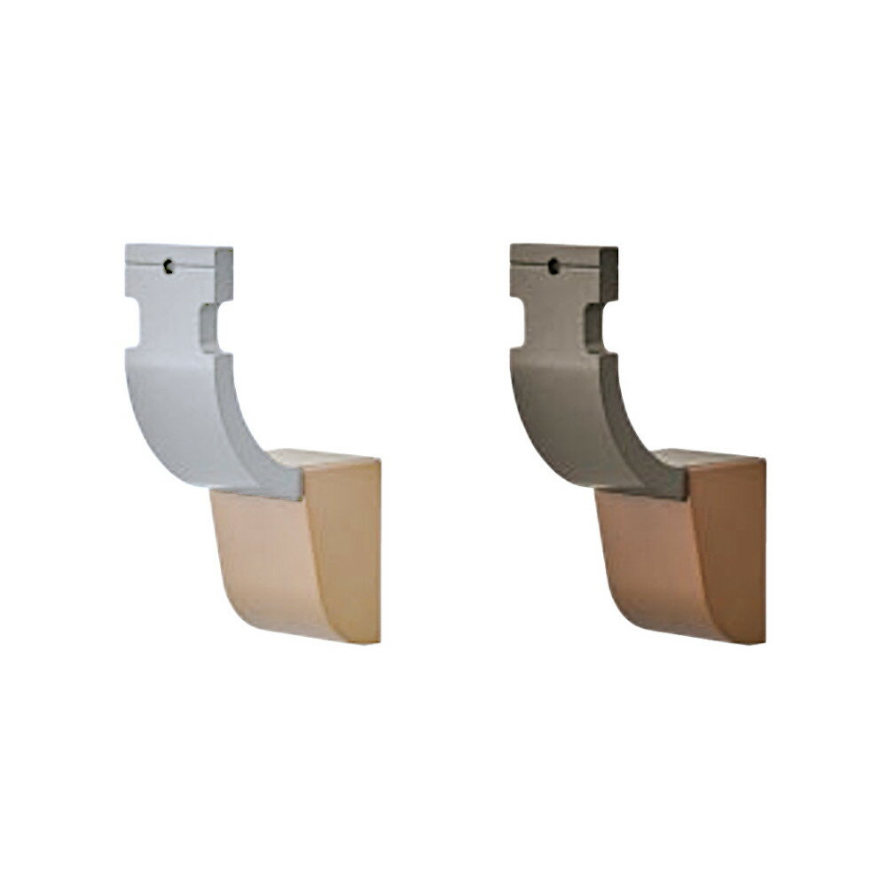 シロクマ 7シリーズ BR-782 スマートブラケットE形 (アルミ＋樹脂/ドリルネジ4×16) 35φ シルバー・アン..