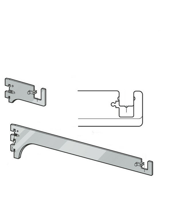 【17～22日2万円以上でクーポン2種有】S ハンガー ブラケット ［ロイヤル］A-181S (サイズ：50～350mm) (外々用)