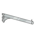 Rフェイスアウト ブラケット25φ 【ロイヤル】R-FB-25φ (200・300・400mm) 【画像は一例につき、ご購入は商品詳細をご参考下さい】