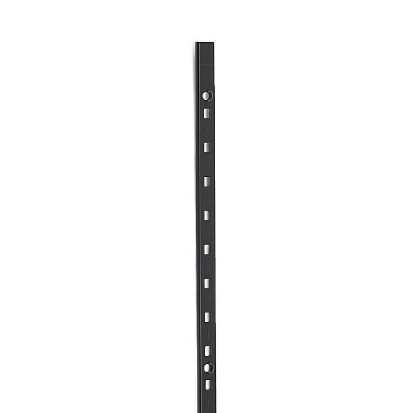黒色 棚柱 【LAMP】 スガツネ SPE-1820BL ステンレス鋼（SUS430） 黒色焼付塗装 【日時指定・代引不可】厚さ3mm 薄型
