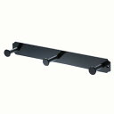 【24日まで全品P3倍】ヨハネスフック三連 【白熊 シロクマ】 WB CF-35-NB サイズ:D50×W300 Nブラック