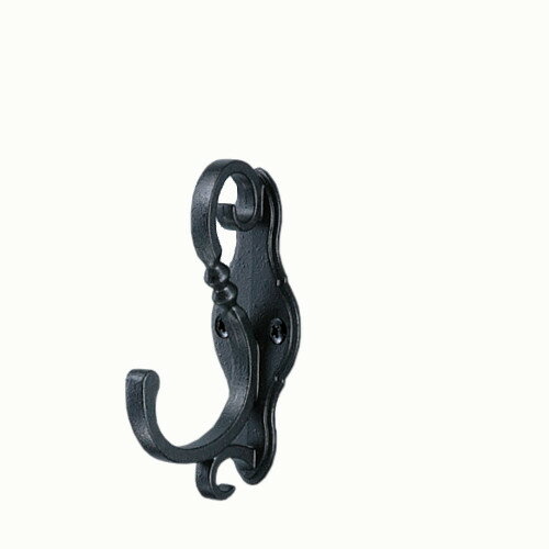 ビネットフック 【白熊 シロクマ】 WB CZ-9-BN サイズ:D68×H116 黒梨地