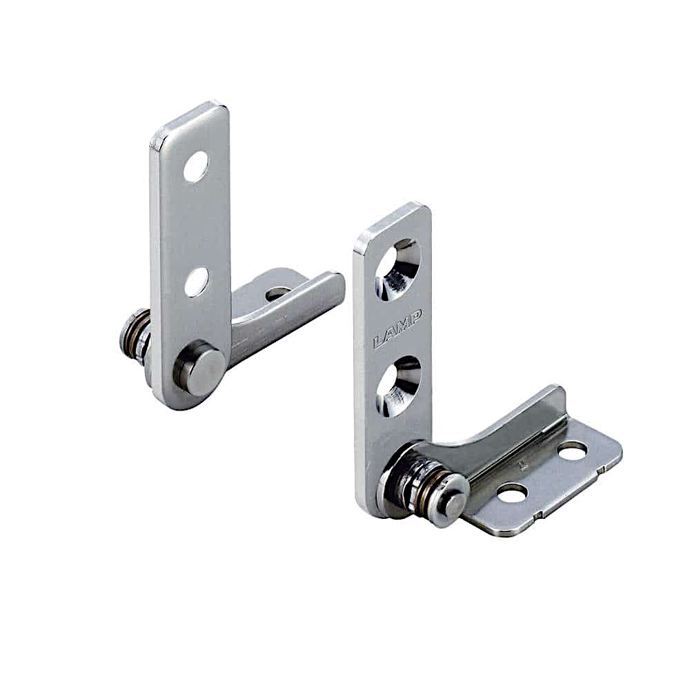 ディテントトルクヒンジ フリーストップ ［スガツネ］HG-DTB8 (仕上:光沢バレル研磨) (トルク8.16(+-20..