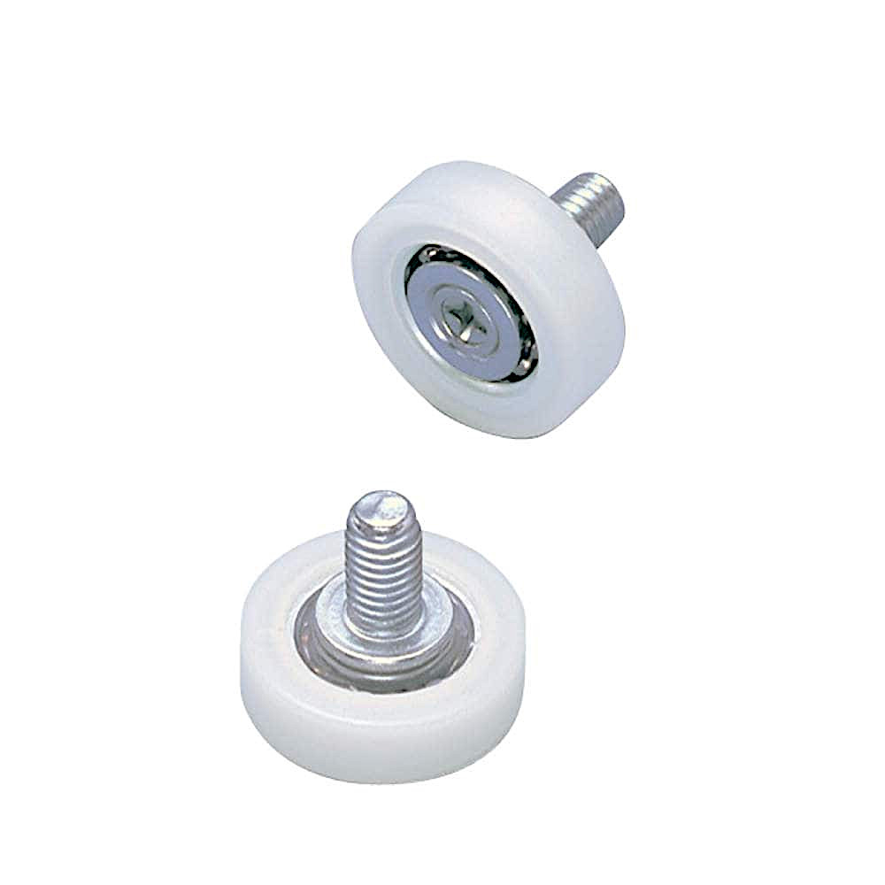 中荷重ベアリング スチールインサート仕様 外周フラットタイプ［スガツネ］IDS-B (ねじ軸仕様) (D×C寸法:φ22×1.5・φ26×2mm)「スガツネ製品ならカネマサ」