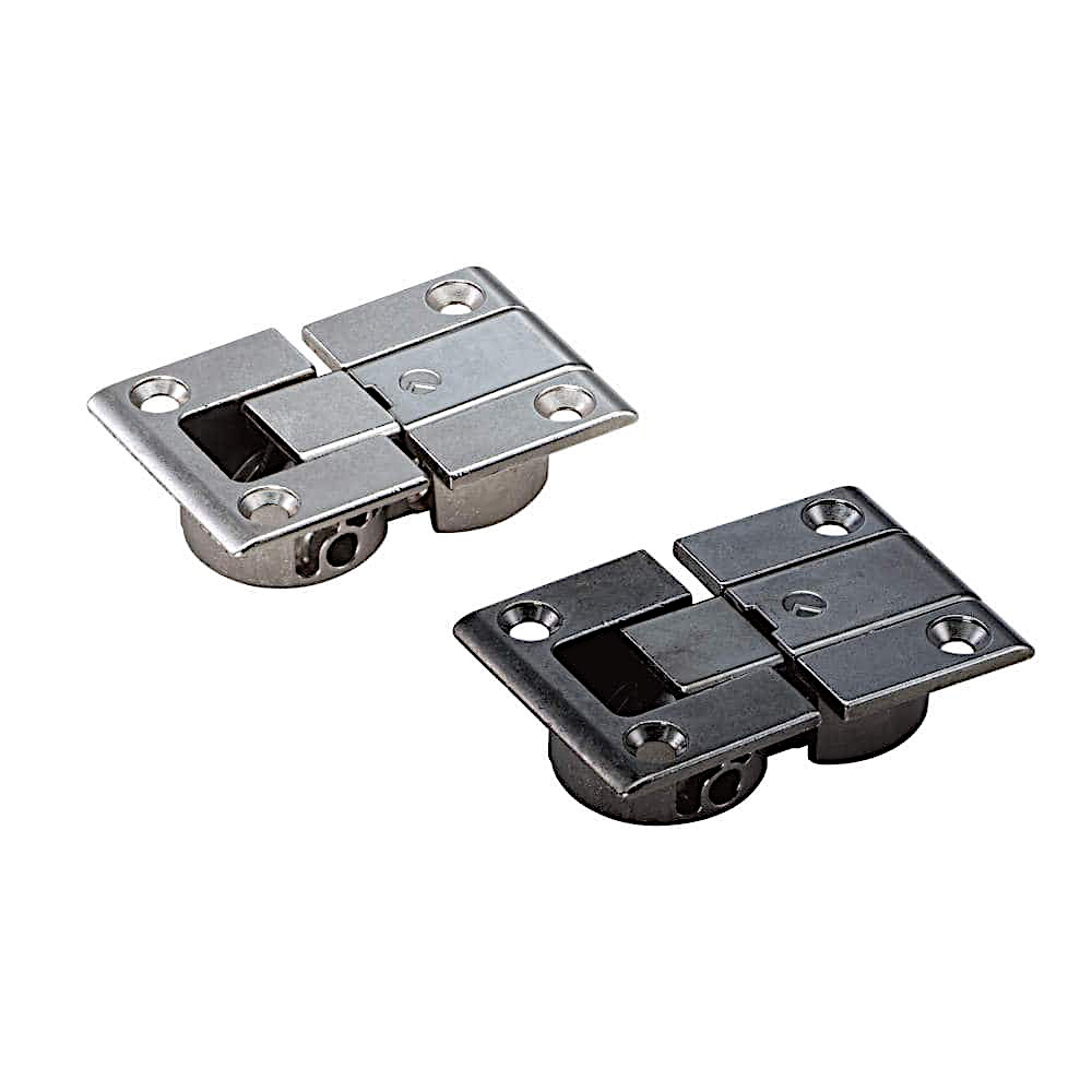 ドロップ丁番［スガツネ］IT4011-500 (仕上:ニッケルめっき・黒ニッケルめっき) (かぶせ量:16.5〜18.5mm 推奨扉厚:18〜20mm)「スガツネ製品ならカネマサ」