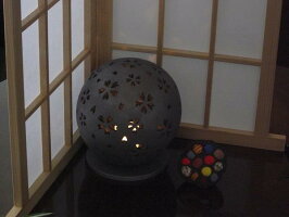 灯り瓦てまりさくら