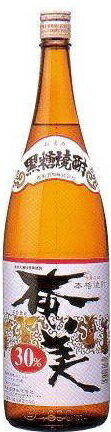 ラム酒にも似たまろやかな旨みと 比類なき芳醇な香りの 黒糖焼酎です。 ■容量：1800ml ■アルコール度：30度 ■原材料：黒糖、米麹 ■酒造会社：奄美酒類(鹿児島)&lt;bお急ぎでないお客様で在庫数以上のご購入をご希望の方は、システム上購入できませんが 備考欄にご記入いただければ、こちらで数を訂正し、ご注文確認メールをお届けさせていただきます。お手数をおかけしますが宜しくお願い致します。