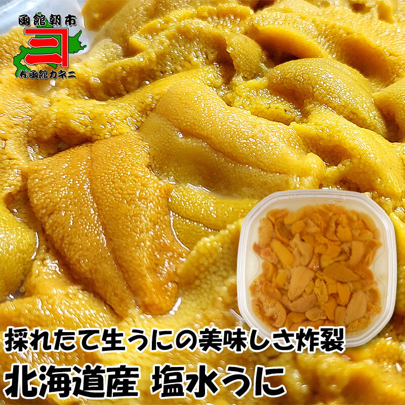 特選塩水うに80g〜とろける旨さ！ミョウバン不使用だから苦くない　生うに ウニ うに丼 お刺身 新鮮