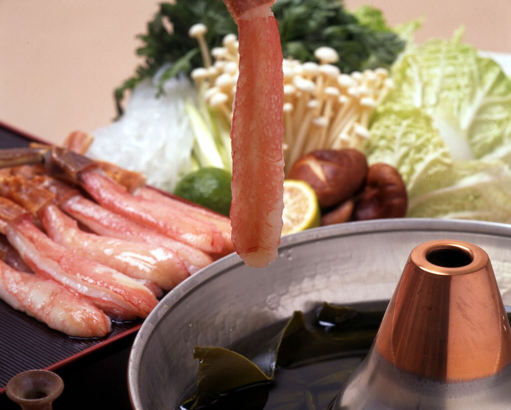 【だし昆布付】生ズワイポーション500g(太脚15~20本)
