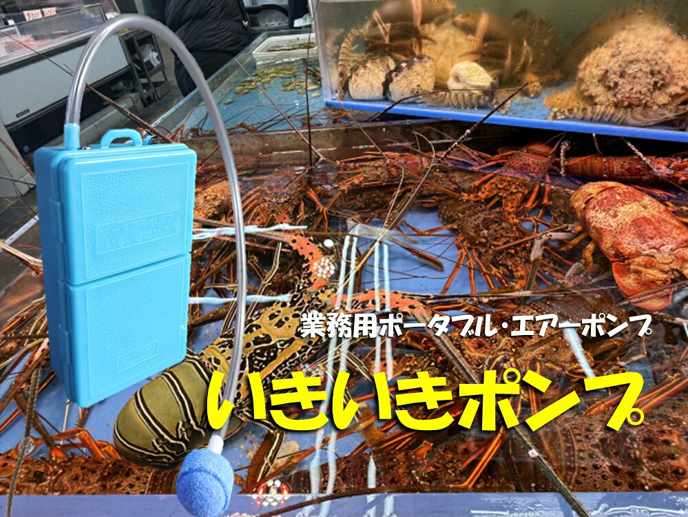 業務用ポータルブル・エアポンプいきいきポンプ プロの市場が認めた圧倒的パワー！釣り、仕入れ、もしもの備えまで。命を守るタフなポータブルポンプ 5