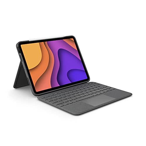 Logicool(ロジクール) Logicool iPad Air 2022 第5世代 2020 第4世代 対応 トラックパッド付き キーボードケース Smart Connector 接続 Folio Touch iK1094BKAr 日本語配列 薄型 バックライト付き スマートコネクタ 国内正規品