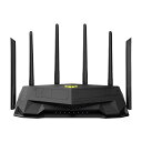 ASUS WiFi TUF-AX6000 無線 ルーター 最新規格WiFi6 4804+1148Mbps v6プラス/ OCNバーチャルコネクト 対応デュアルバンドゲーミング。デュアル2.5Gbpsポート ゲーミングLANポート メッシュ/セキュリティ機能付 3階建4LDK