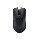 ASUS ゲーミングマウス ワイヤレス TUF Gaming M4 Wireless 12,000dpi デュアルワイヤレスモード 軽量62グラム 6つのプログラム可能なボタン 抗菌 無線 国内正規品 ブラック